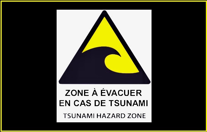 Plans évacuation tsunamis